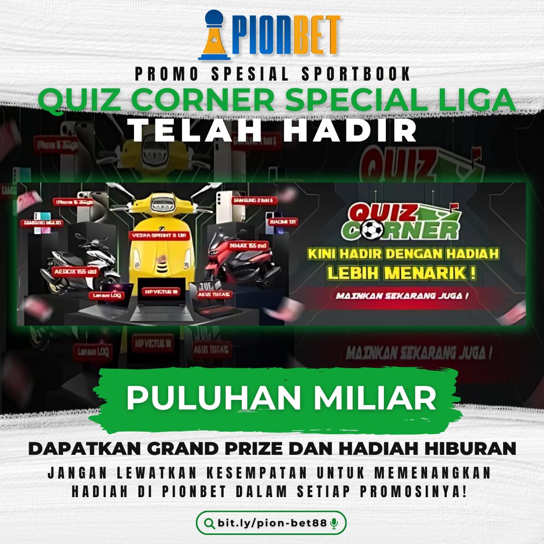 Promo Sportbook PIONBET – Tebak Quiz Corner Special Liga